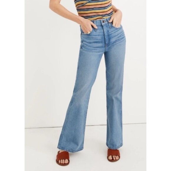 Madewell Retro Flare Women's Sz 27 Norwich Wash Denim Jeans - Picture 1 of 13